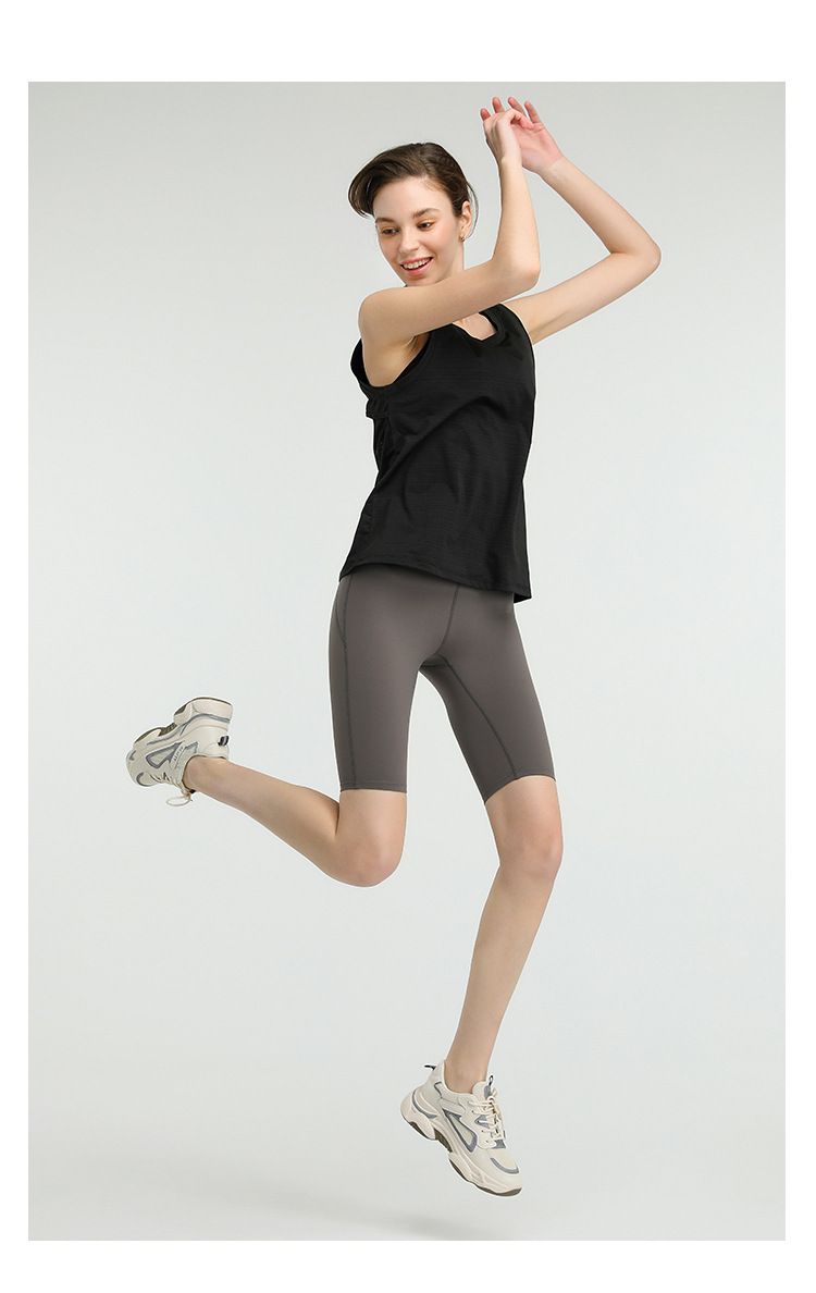 Loose Sports Vest and Quick-Drying Fitness Sleeveless Blouse