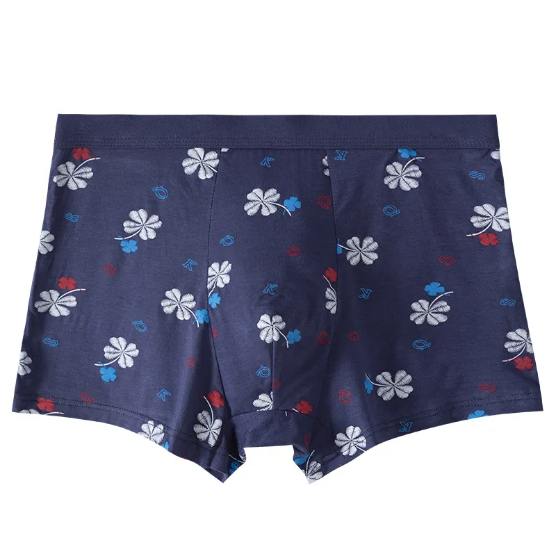 Male Underwear Cotton Boxer Short Underpants for Men Home Panties Plus Size