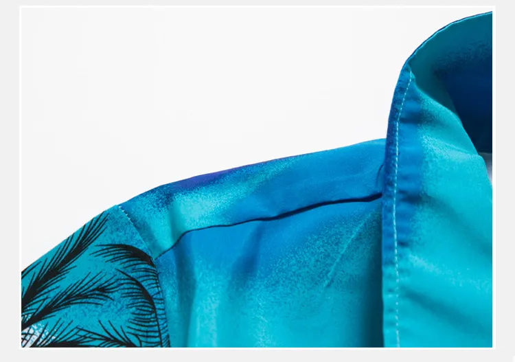 Men Polyester Hawaiian Shirts