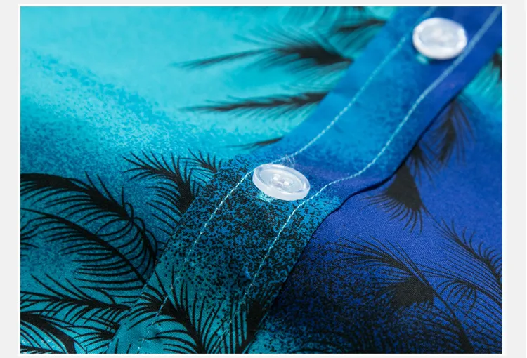 Men Polyester Hawaiian Shirts