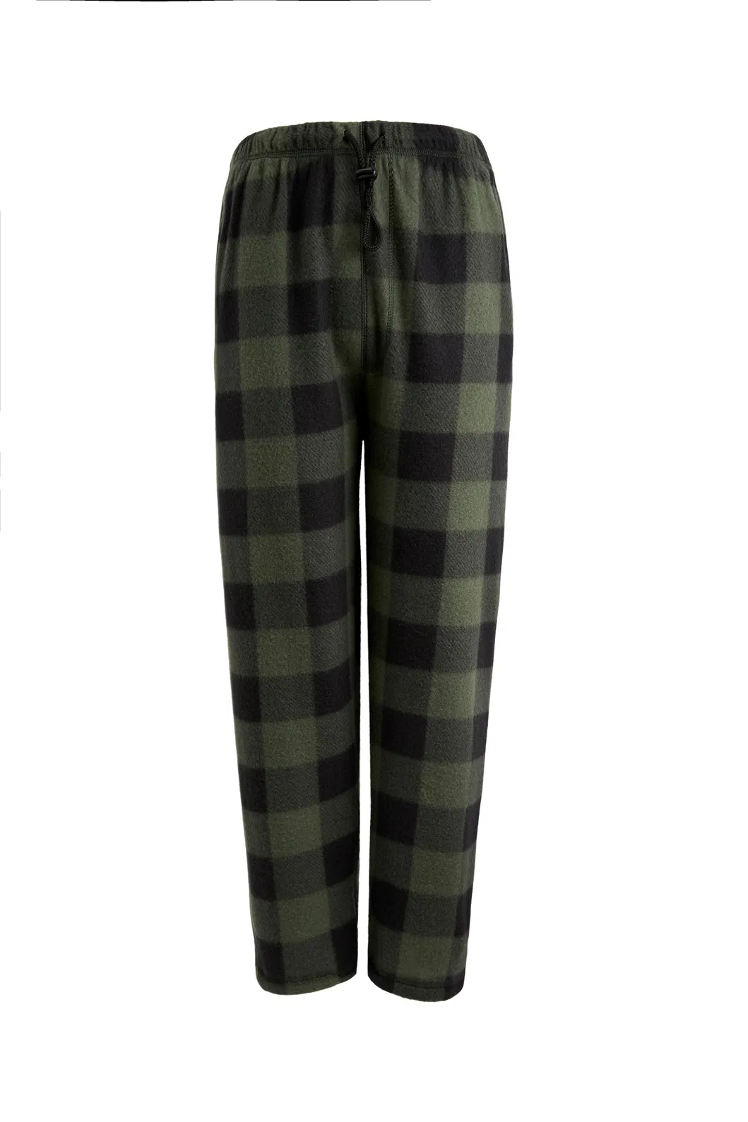 Men′ S Pyjama Sleep Wear Leisure Soft Warm Winter Polyester Red Plaid Pants