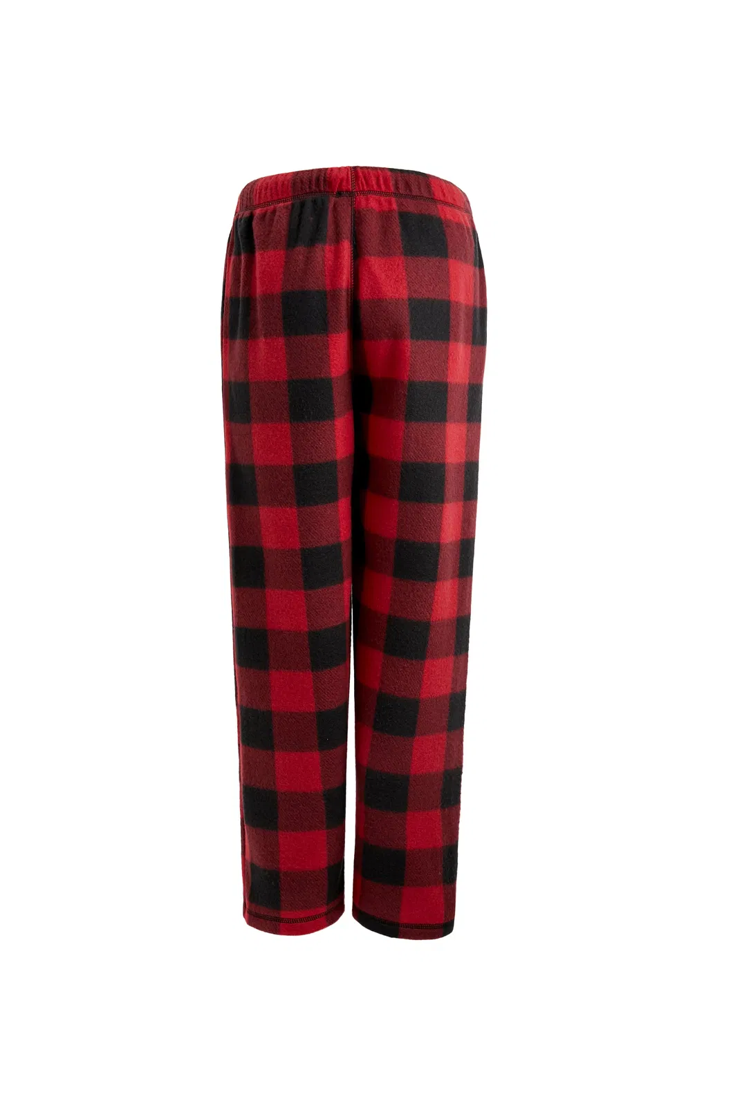 Men′ S Pyjama Sleep Wear Leisure Soft Warm Winter Polyester Red Plaid Pants