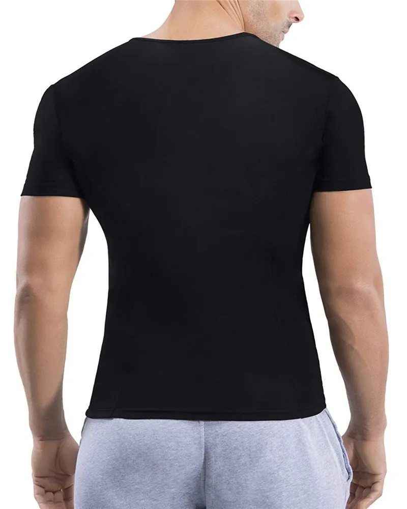 Men′ S Sports Short-Sleeved Running Vest Body Shaping Suit