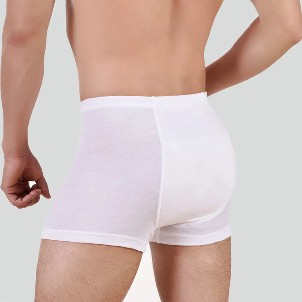 Men′s Cotton Underwear Crotch Leakproof Waterproof Underwear for Adult Incontinence