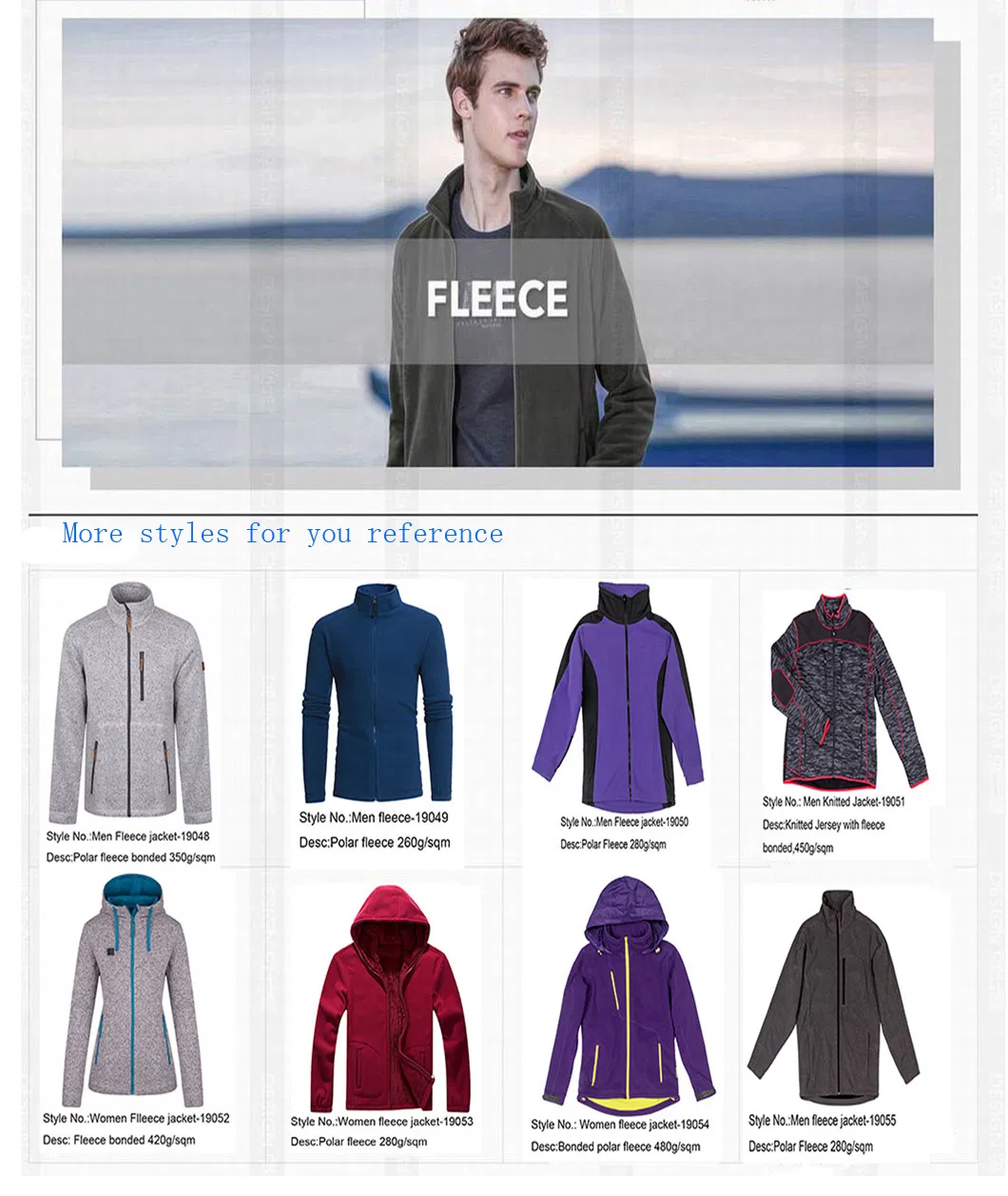 Men′s Winter Thicken Fleece Lined Parka Jacket