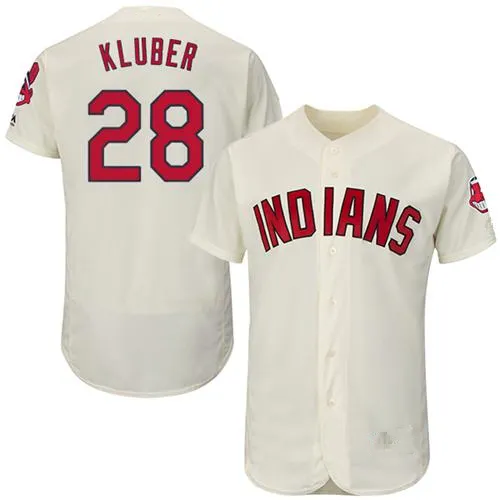 Men Women Youth Indians Jerseys 28 Corey Kluber Baseball Jerseys