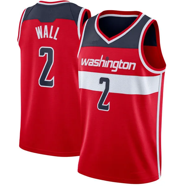 Men Women Youth Wizards Jerseys 2 John Wall Basketball Jerseys