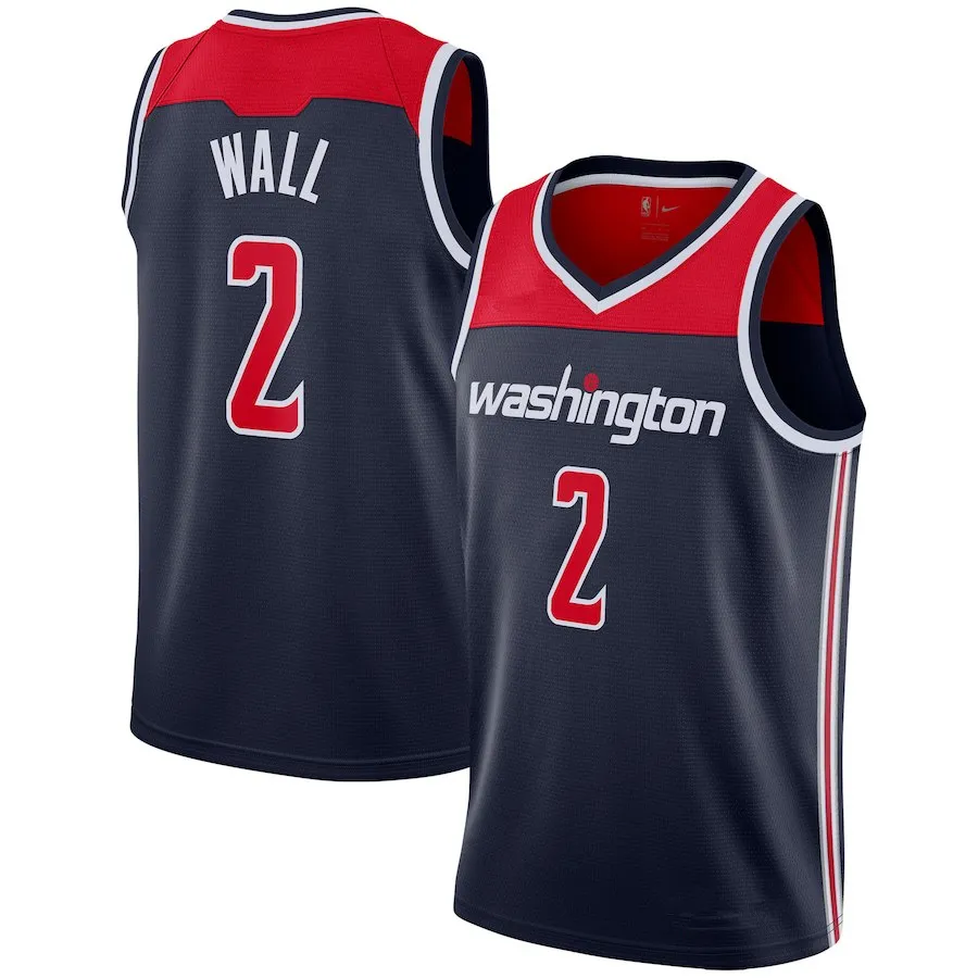 Men Women Youth Wizards Jerseys 2 John Wall Basketball Jerseys