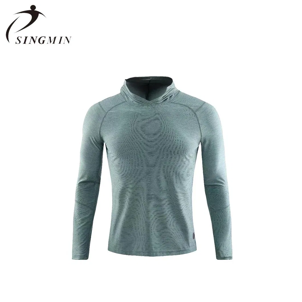 Mens Muscle Slim Fitted Workout Hoodies Wicking Athletic Sportswear Gym Workout Hoodie