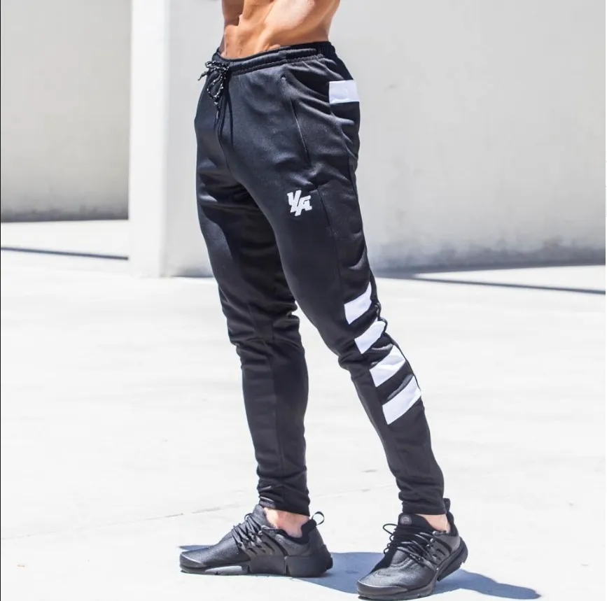 Mens Sportswear Tracksuit Bottoms Skinny Joggers Casual Pants with Custom Patterns