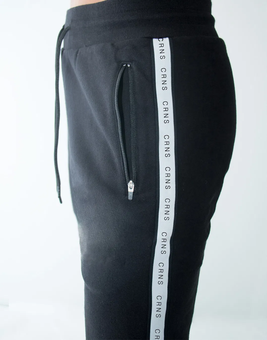 Mens Tracksuit Bottoms Elastic Stitching Male Jogger Pants Sportswear Trousers