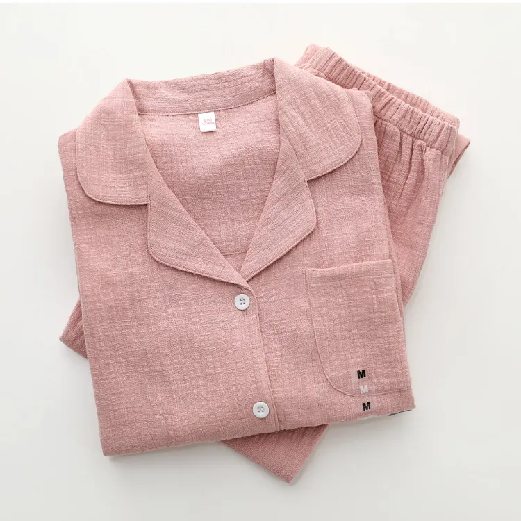 New Arrival Cotton Women′s Loungewear Sleepwear Pajamas Set