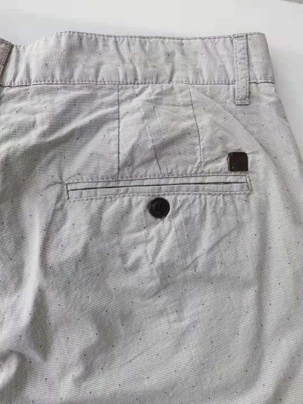 New Arrival Fancy Dobby Cotton Bermuda Casual Shorts