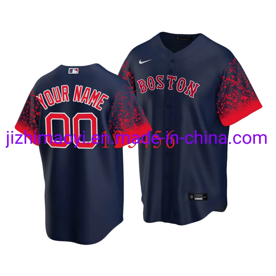 New Arrival Wholesale Amazon Best Seller 2021 City Connect M-Lb Jersey Boston Red Soxs Hot Sale Fan Cool Base Shirt for Men