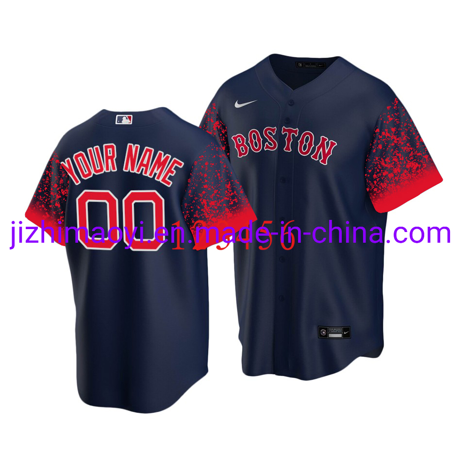 New Arrival Wholesale Amazon Best Seller 2021 City Connect M-Lb Jersey Boston Red Soxs Hot Sale Fan Cool Base Shirt for Men