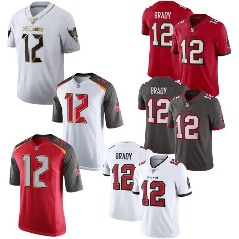 New Football Jersey Buccaneers 12 Tom Brady Jersey