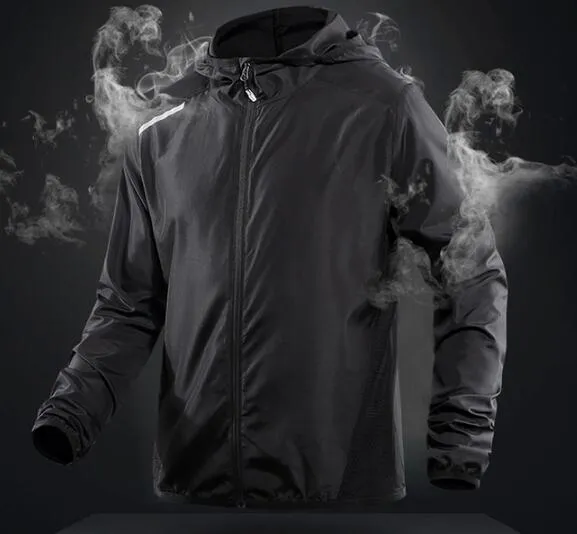 New Men′s Sports Windbreaker Outdoor Breathable Loose Long Sleeve Running Casual Jacket, Coat, Top