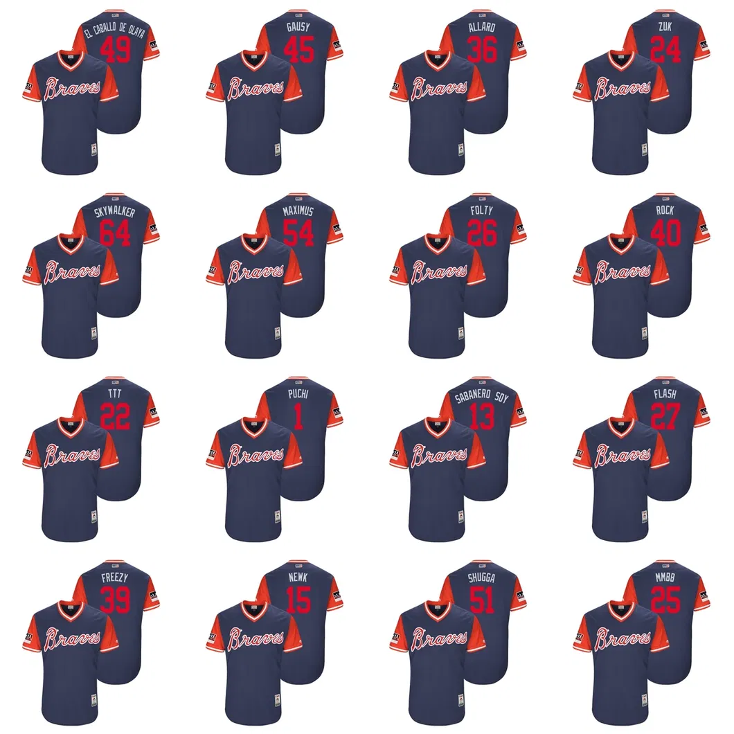 New Season Miami-Marlins Washington Nationals Blank Replica Authentic Custom Player Jerseys