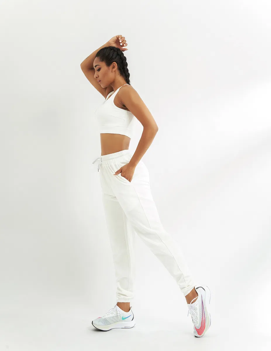 New Yoga Pants Female Europe and The United States Nude Yoga Suit Slim Peach Buttocks Fitness Pants Vest Set