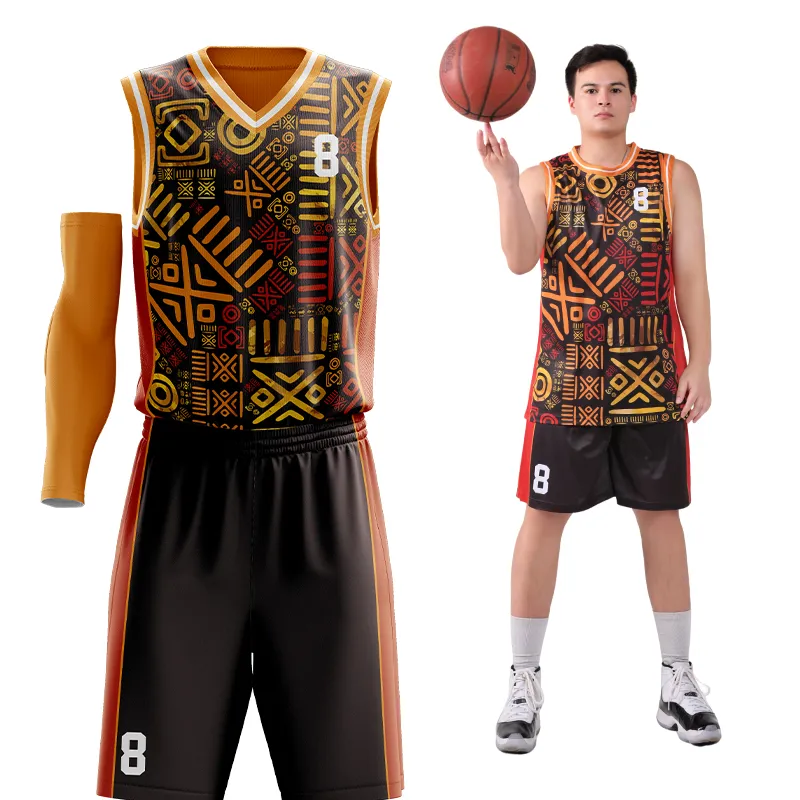 No MOQ OEM Custom Design Sublimation Basketball Wear Uniform Jersey