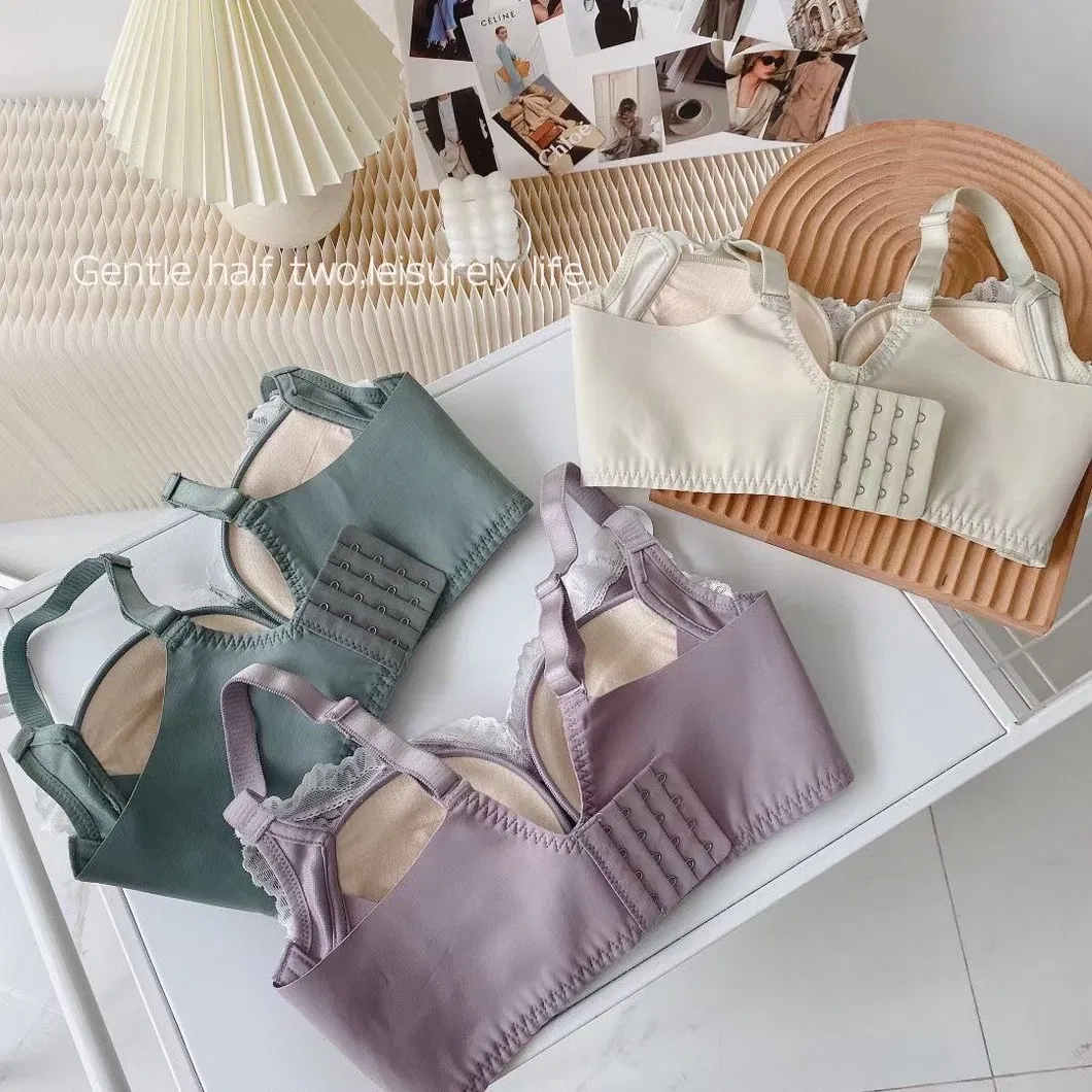 OEM Hot Sale Green Bras Girls Bras Lace Lingerie