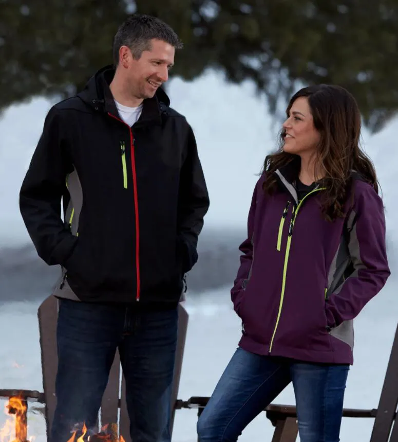 OEM Women Hoodie Jacket Waterproof Windproof Lady Climbing Skiing Windbreak Overcoat Softshell Jacket