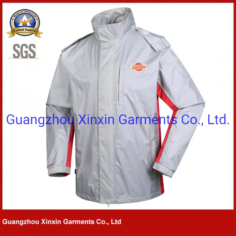 Outdoor Autumn Coat Men Sportswear Clothes Waterproof Hoodie Jacket (J506)