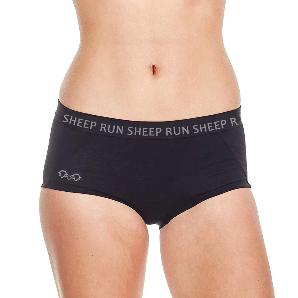 Outdoor Sports Australian New Zealand Merino Wool Women′ S Bikini Underwear Boxer Boyshort