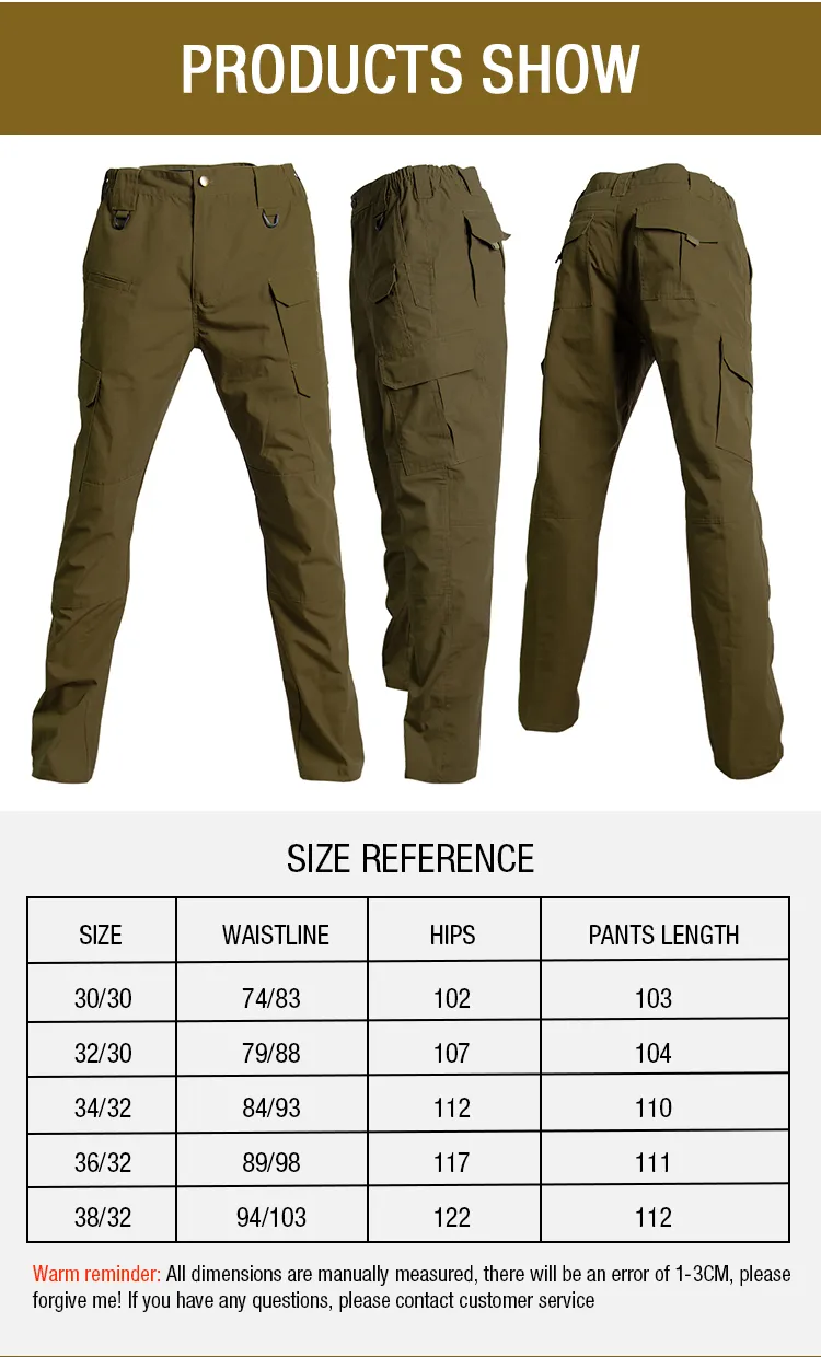 Outdoor Training Universal Brown Camouflage Tactical Pants