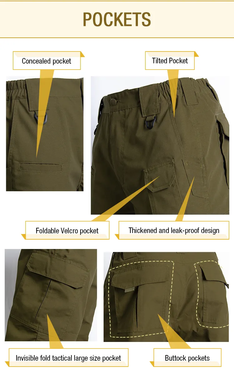 Outdoor Training Universal Brown Camouflage Tactical Pants