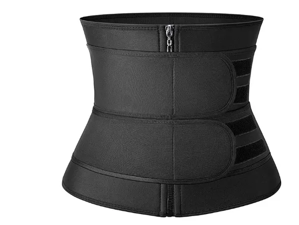 Plus Size Front Zipper Women Neoprene Body Shaper Waist Trimmer Belt