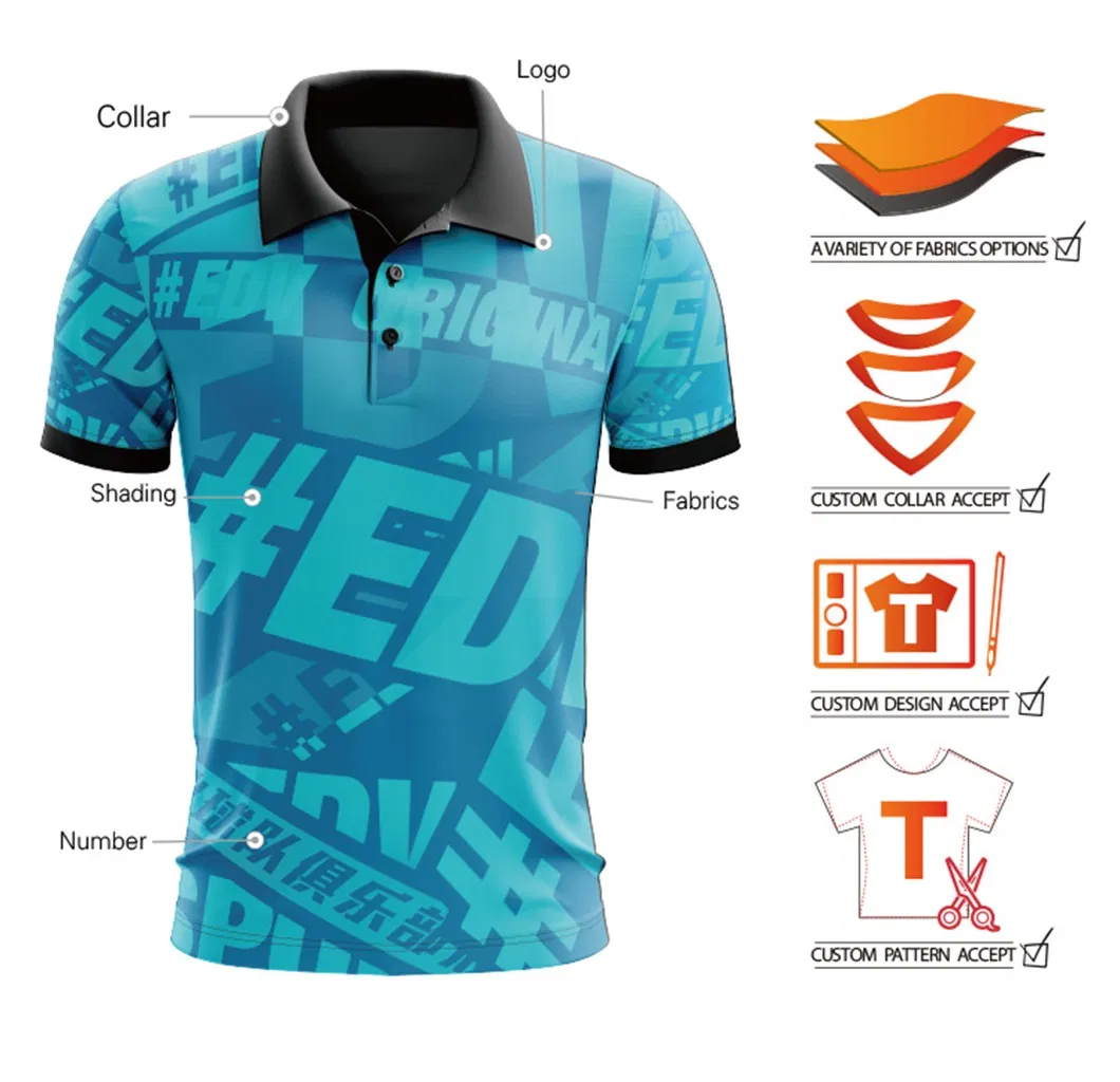 Professional China Manufacturer Factory Supply Wholesale Men Polo Shirts