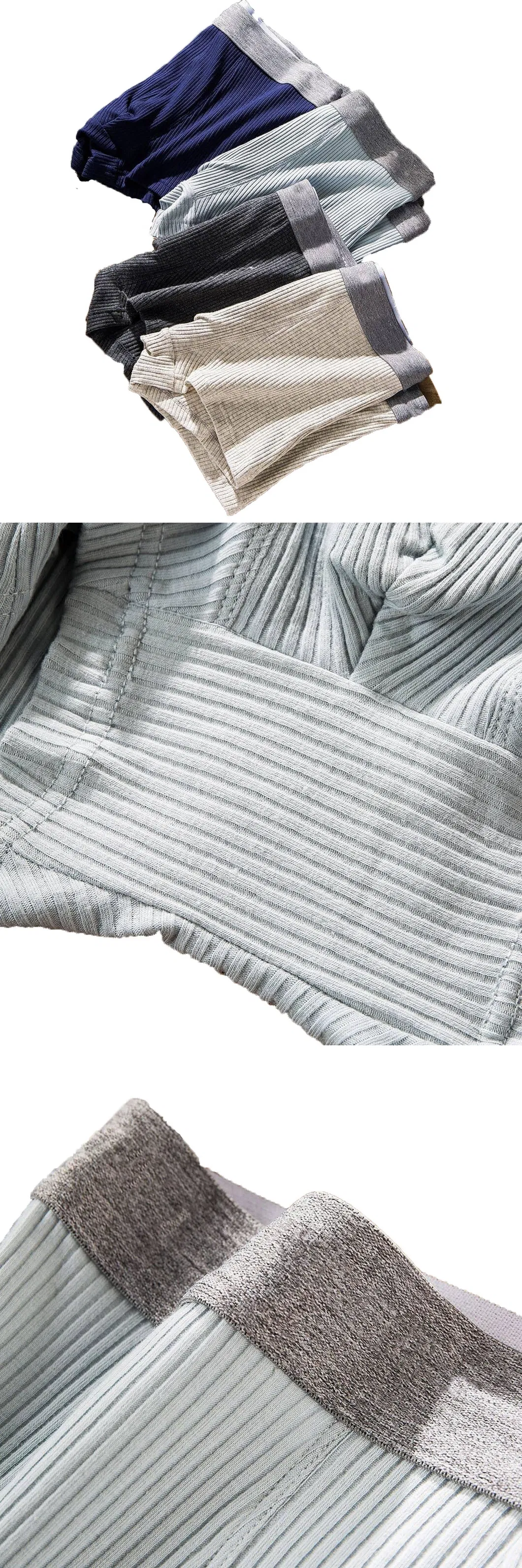 Professional Underwear for Men Sexy Under Clothes Skivvy Cotton Shorts Custom Trunk