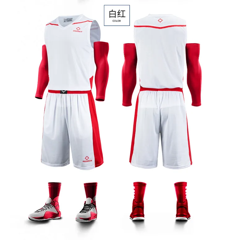 Rigorer Cool Custom Basketball Design Jerseys College Uniform Sportswear