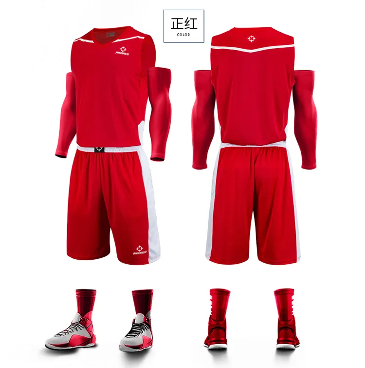 Rigorer Cool Custom Basketball Design Jerseys College Uniform Sportswear