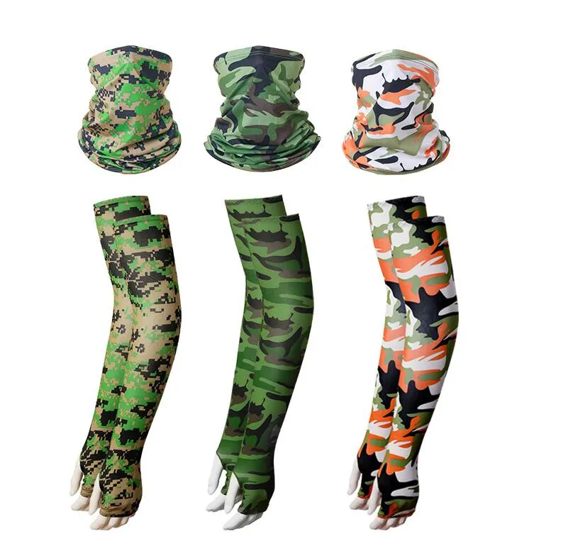 Running Arm Sleeves UV Protection Compression Sport Outdoor Cycling Fishing Armsleeve