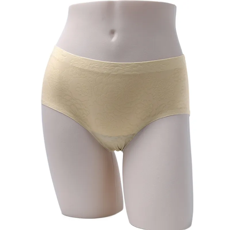 Sexy Panties Women′s Set Panties Solid Female Underwear MID-Rise Silky Ladies Briefs Comfort Seamless Panties