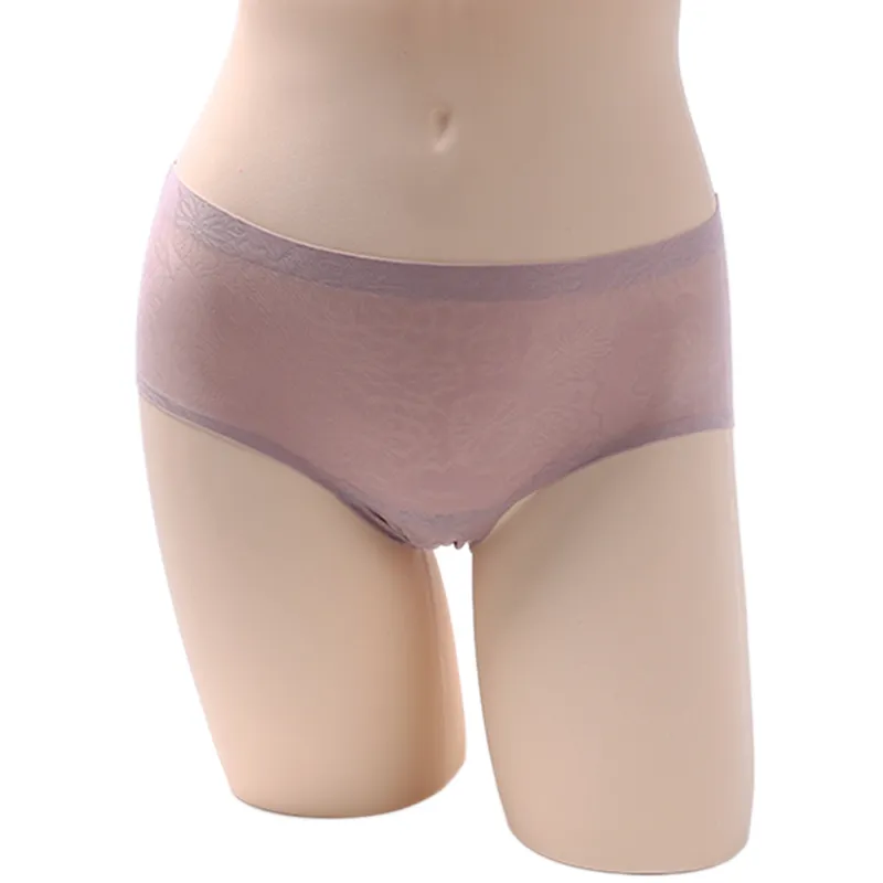 Sexy Panties Women′s Set Panties Solid Female Underwear MID-Rise Silky Ladies Briefs Comfort Seamless Panties