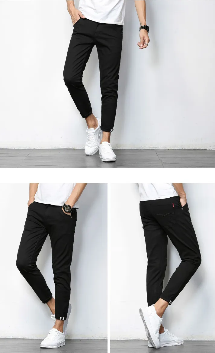 Slim Fit Cotton Twill Men′s Stretch Chinos Hot Selling