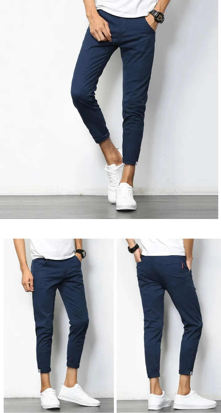 Slim Fit Cotton Twill Men′s Stretch Chinos Hot Selling