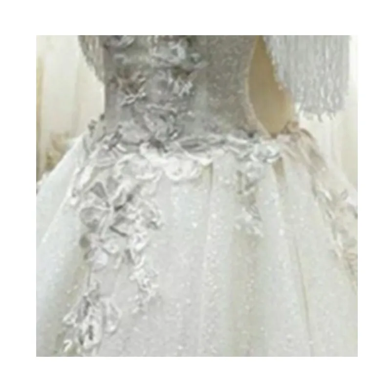 Sparkling Star Yarn High Quality Custom Wedding Dress