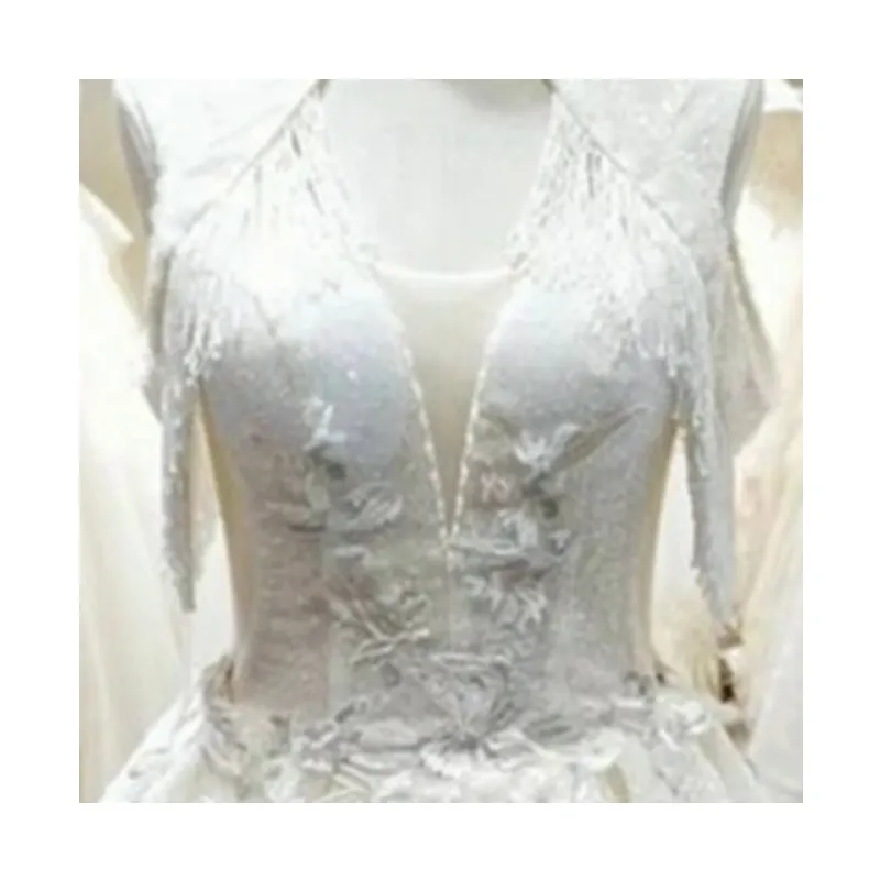 Sparkling Star Yarn High Quality Custom Wedding Dress
