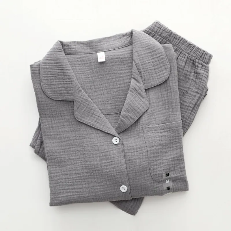 Spring& Autumn Cotton Women′s Loungewear Sleepwear Pajamas Set