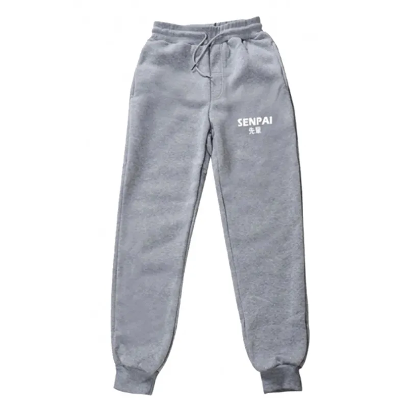 Streetwear Boys Letter Print Drawstring Waist Cuffed Ankle Tapered Fit Sweatpants