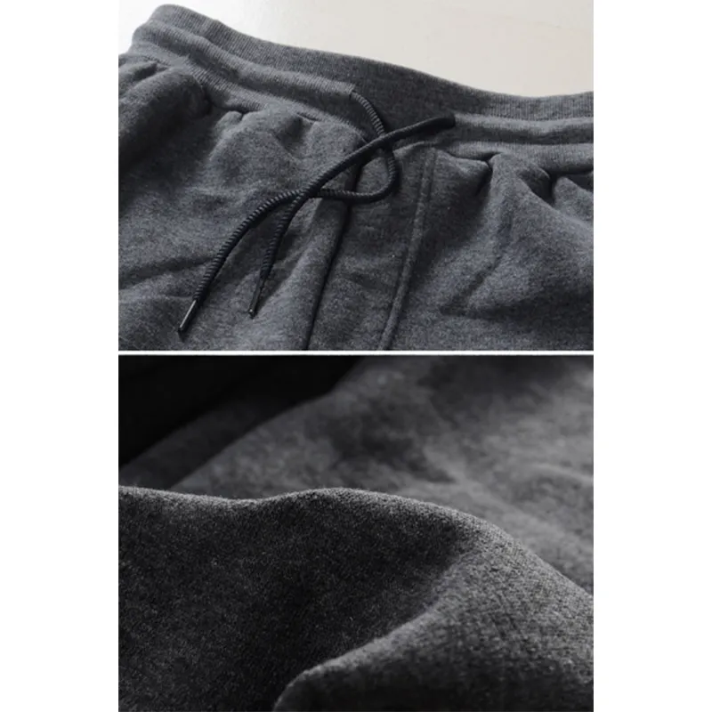 Streetwear Boys Letter Print Drawstring Waist Cuffed Ankle Tapered Fit Sweatpants