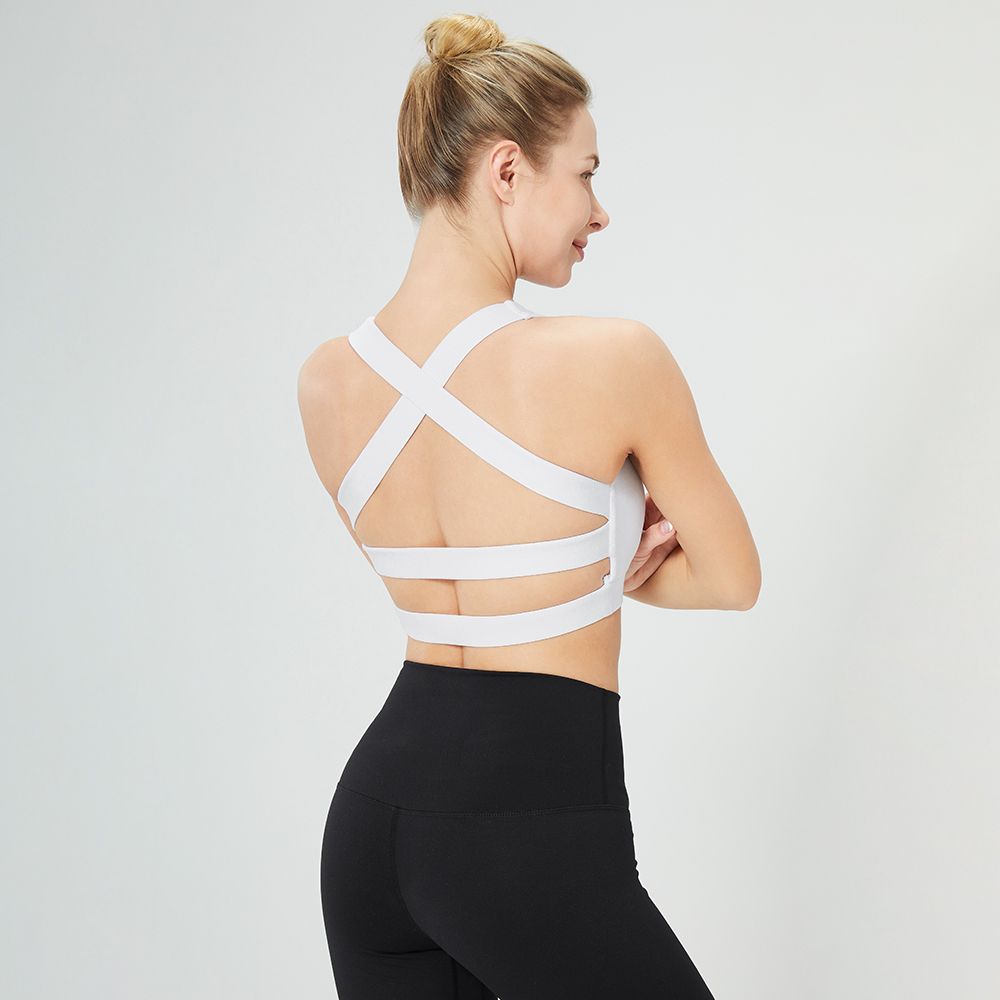 Top Fashionable Orange Yoga Suit Black Nylon Materials