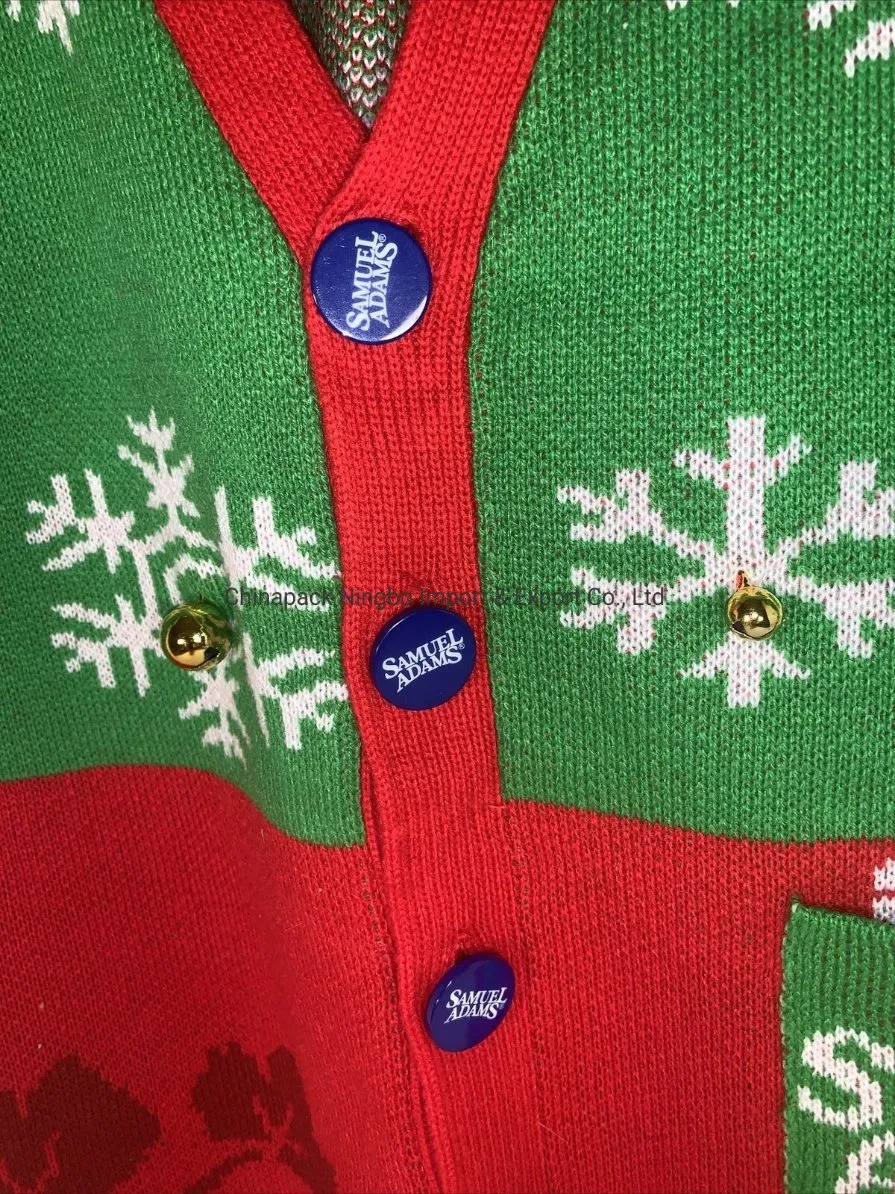 Ugly Christmas Sweater Vest Unisex Jingle Bells Beer