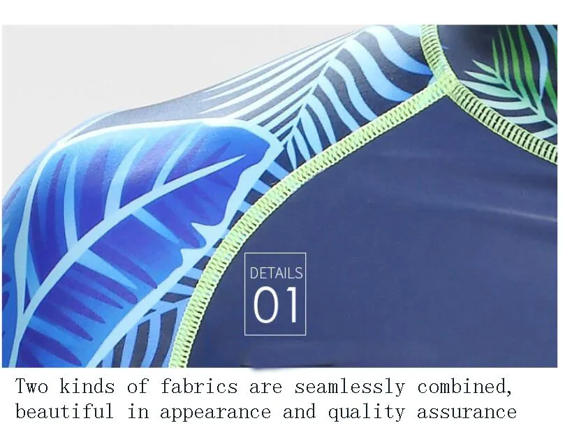 Upf 50 Long Sleeve Surfing Rushs Guard Men Anti UV Rashguards Seaside Shirt