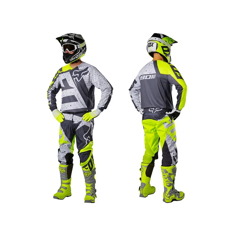 White Custom Motocross Jerseys/Pants Mx Gear Clothing (AGS02)