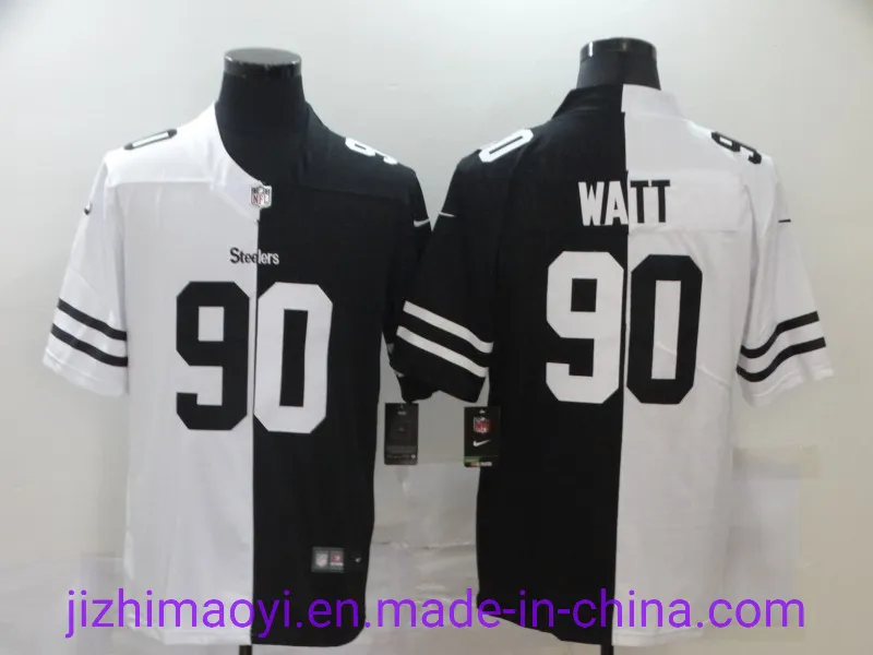 Wholesale Cheap Custom Pittsburgh Tj Watt Minkah Fitzpatrick Elite Game Legend Limited Salute to Service Football Jersey